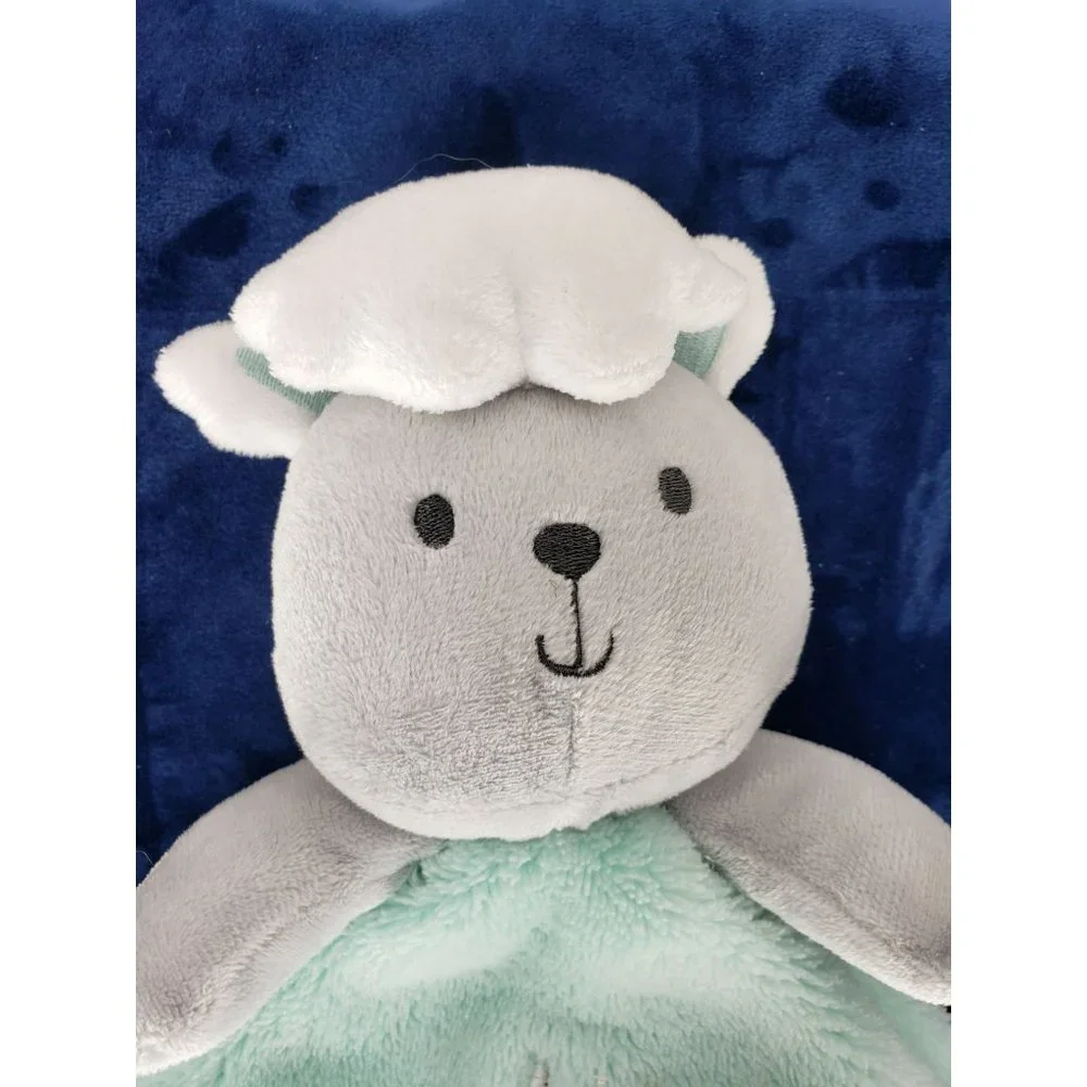 Baby Gear Unisex Lovey Baby Blanket‎ Security Bear Cloud So Sweet Star Aqua Gray